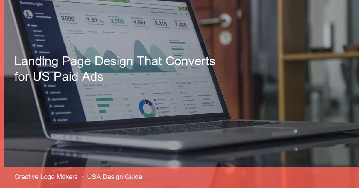 Landing Page Design That Converts for US Paid Ads — USA design guide cover image